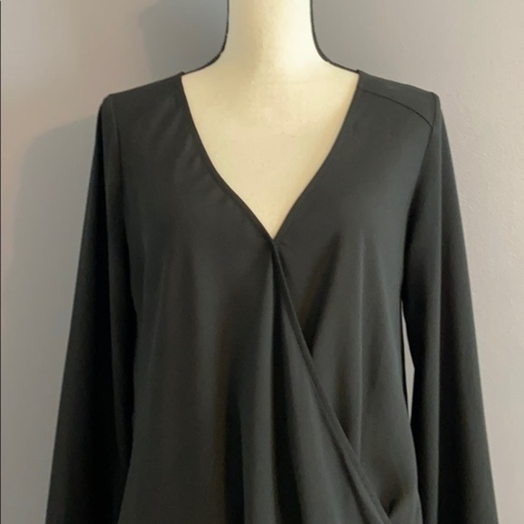 Black Boutique High Low Blouse - Picture 2 of 5